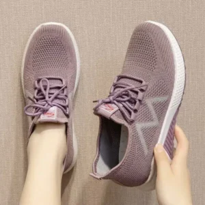 Bootsgear Women Fashion Breathable Fly Knit Sneakers