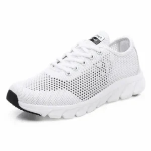 Bootsgear Women Fashion Sports Lace Up Hollow Design Mesh Breathable Sneakers