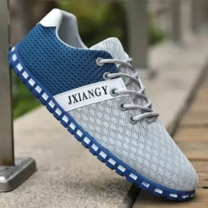 Bootsgear Men Casual Color Matching Breathable Mesh Flat Shoes