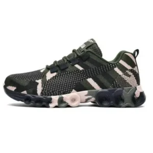 Bootsgear Couple Casual Camouflage Pattern Lace Up Design Breathable Sneakers