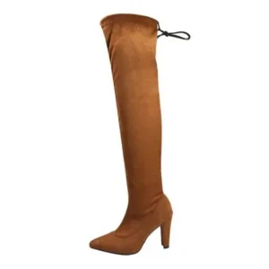 Bootsgear Women Fashion Plus Size Solid Color Over The Knee Boots