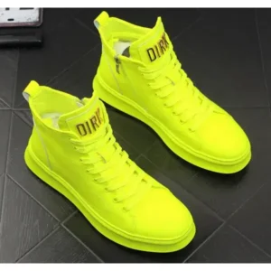 Bootsgear Men'S Fashion Bright Color High-Top Sneakers