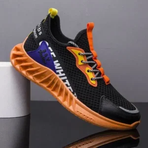 Bootsgear Men'S Fashion Breathable Color Block Air Cushion Sneakers