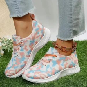 Bootsgear Summer Women Fashion Breathable Casual Colorful Printed Sneakers