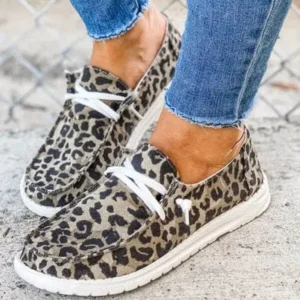 Bootsgear Women Leopard Casual Flat Loafers Shoes