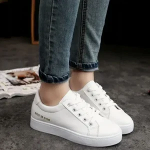 Bootsgear Summer Women Fashion Casual Solid Color Thick-Soled Canvas Sneakers